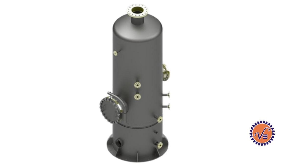 Knock Out Drum for Gas-Liquid Separation and Industrial Process Safety