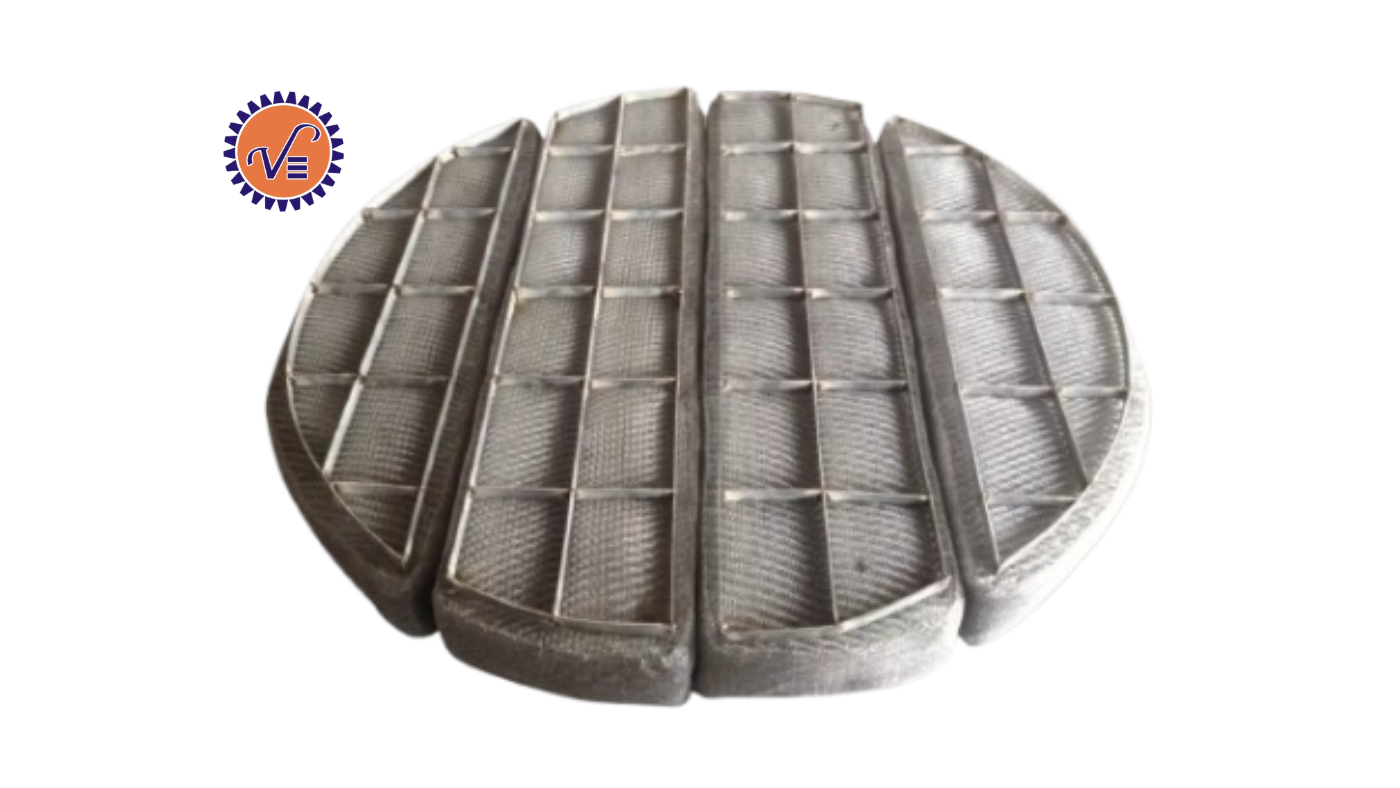 Wire mesh pad separator used in industrial mist elimination